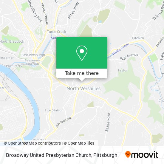 Broadway United Presbyterian Church map