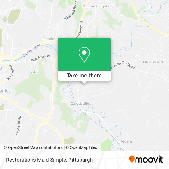 Restorations Maid Simple map