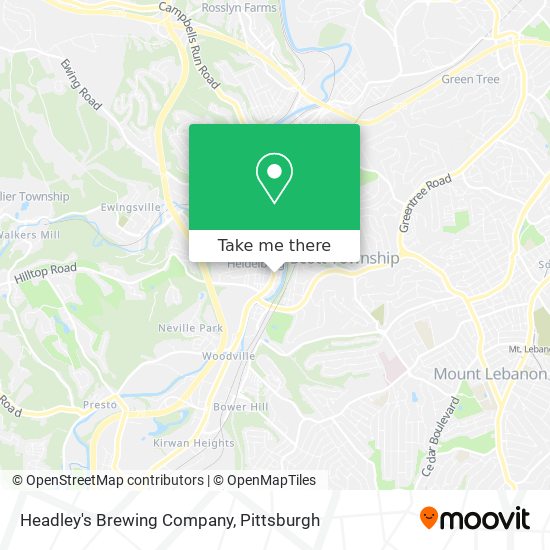 Mapa de Headley's Brewing Company