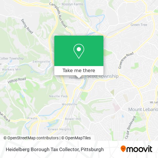 Heidelberg Borough Tax Collector map