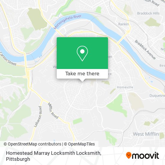 Homestead Marray Locksmith Locksmith map