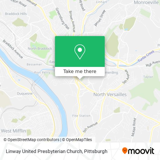 Linway United Presbyterian Church map