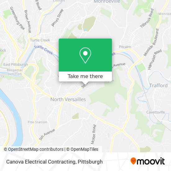 Mapa de Canova Electrical Contracting