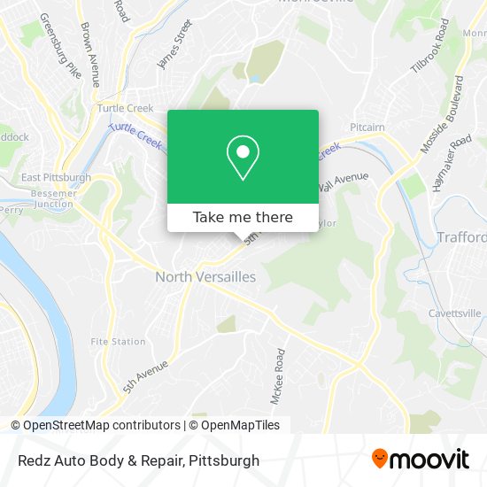 Redz Auto Body & Repair map