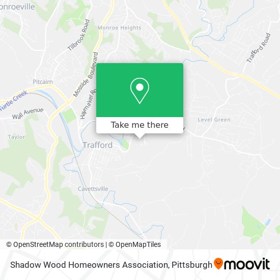 Shadow Wood Homeowners Association map