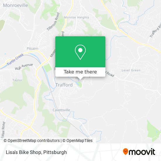 Lisa's Bike Shop map