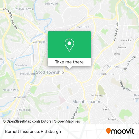 Mapa de Barnett Insurance