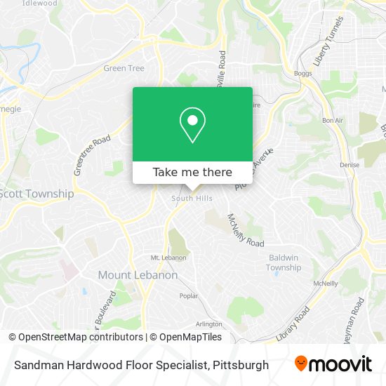 Mapa de Sandman Hardwood Floor Specialist
