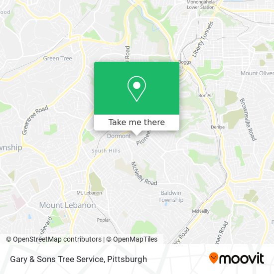 Gary & Sons Tree Service map