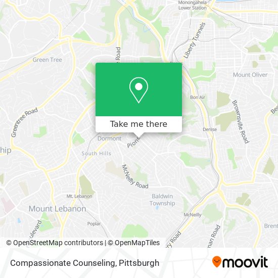 Compassionate Counseling map