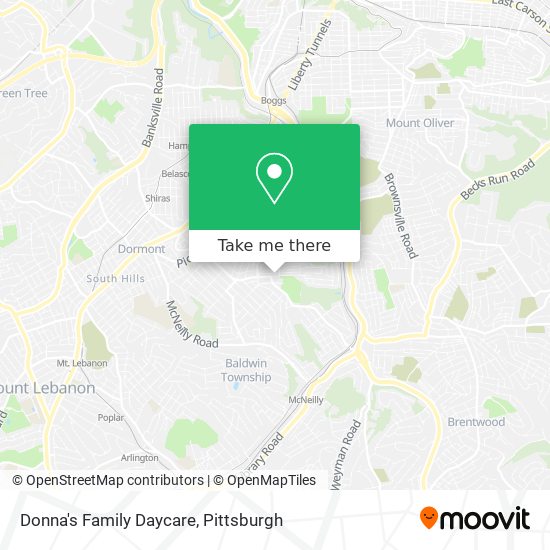 Mapa de Donna's Family Daycare