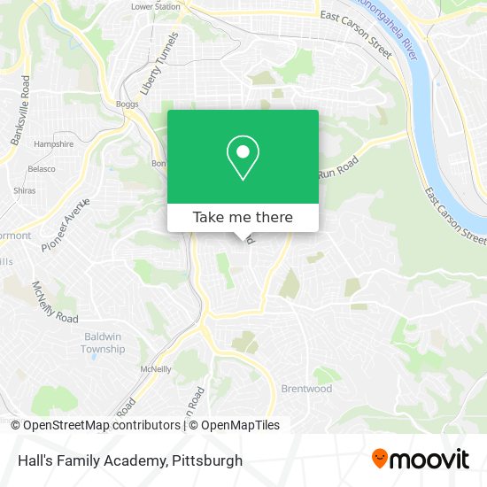 Hall's Family Academy map