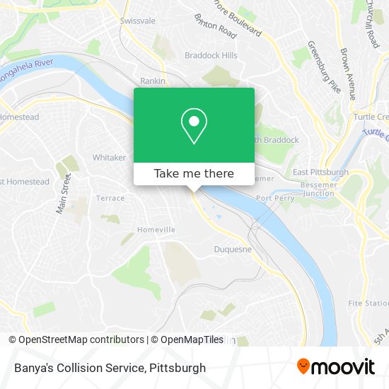 Mapa de Banya's Collision Service