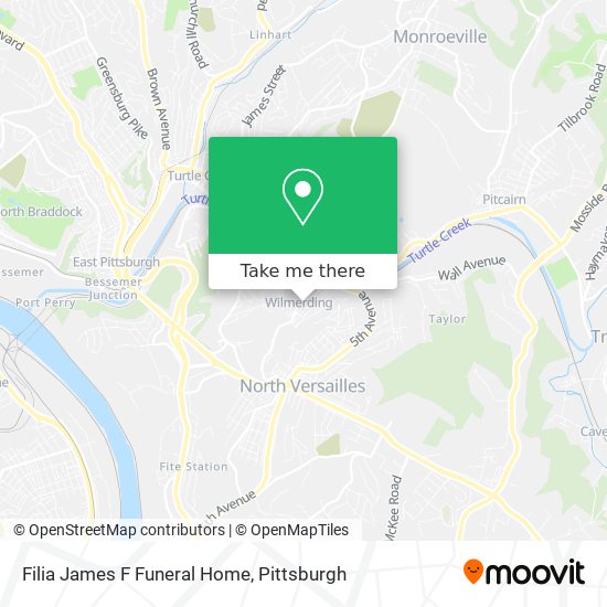 Filia James F Funeral Home map