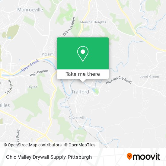 Mapa de Ohio Valley Drywall Supply