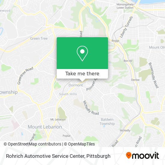 Rohrich Automotive Service Center map