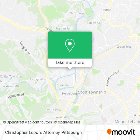 Mapa de Christopher Lepore Attorney