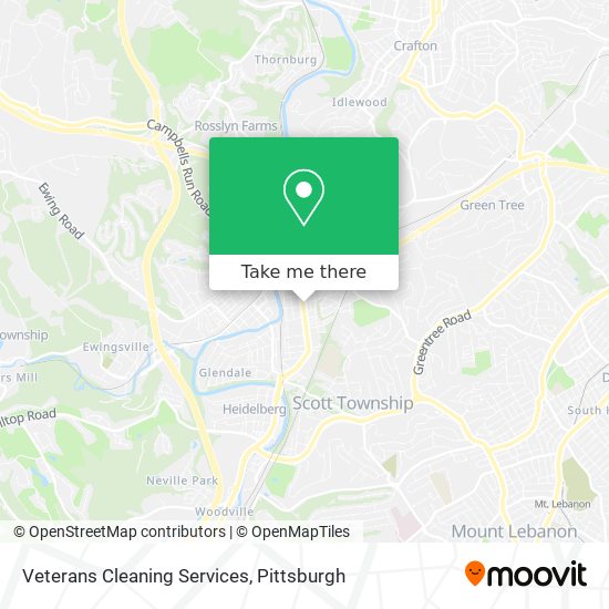 Veterans Cleaning Services map