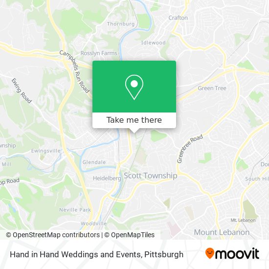 Hand in Hand Weddings and Events map