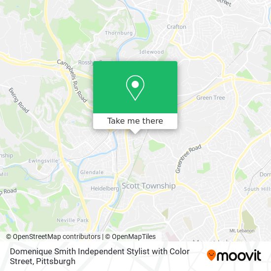 Domenique Smith Independent Stylist with Color Street map