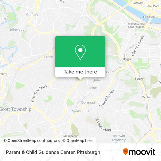 Parent & Child Guidance Center map