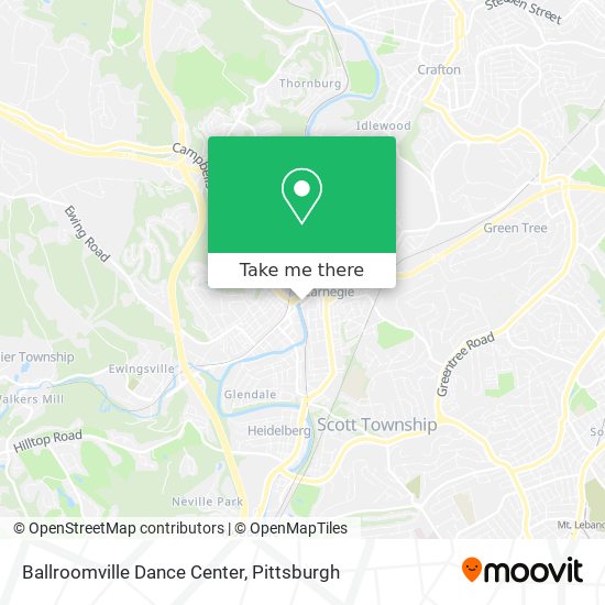 Mapa de Ballroomville Dance Center