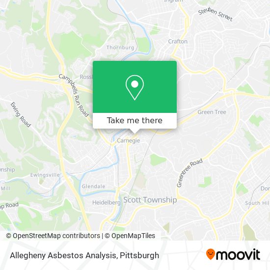 Mapa de Allegheny Asbestos Analysis