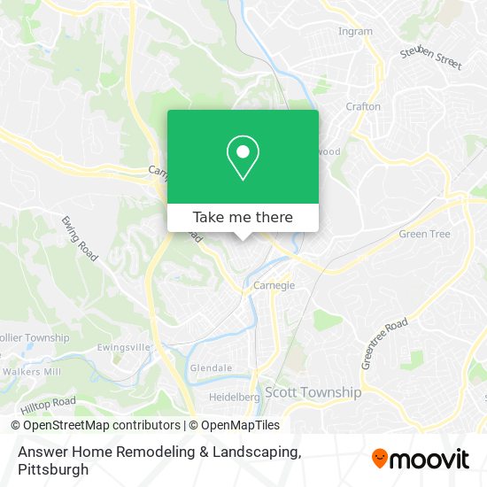 Answer Home Remodeling & Landscaping map