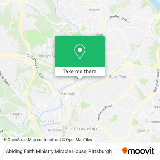 Abiding Faith Ministry Miracle House map