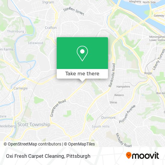 Mapa de Oxi Fresh Carpet Cleaning
