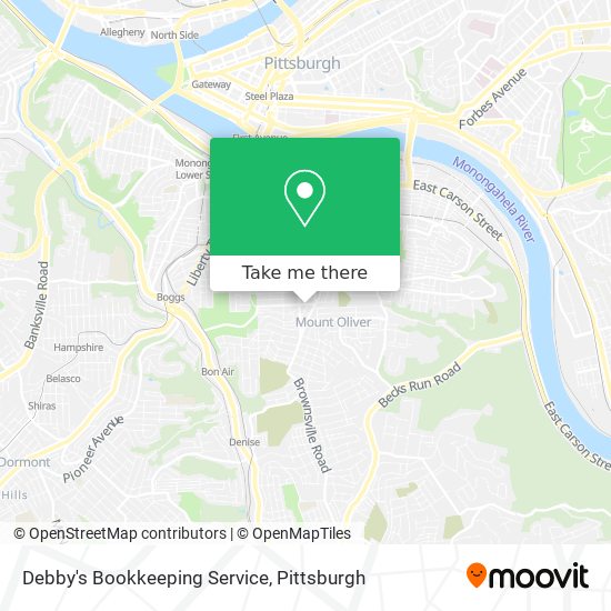 Debby's Bookkeeping Service map