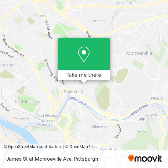 James St at Monroeville Ave map