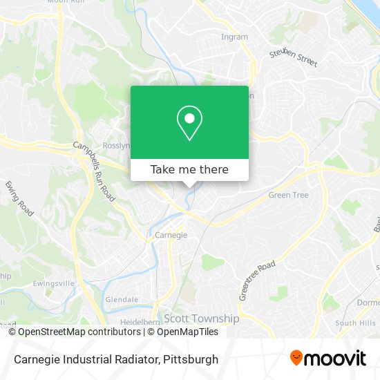 Carnegie Industrial Radiator map