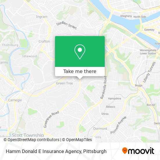 Hamm Donald E Insurance Agency map