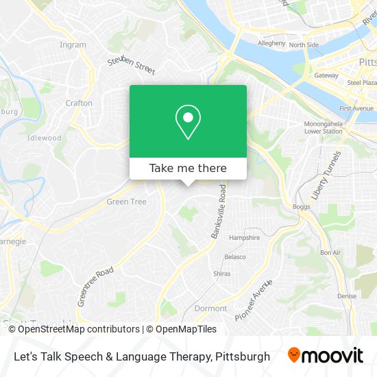 Let's Talk Speech & Language Therapy map