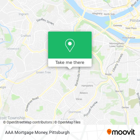 AAA Mortgage Money map