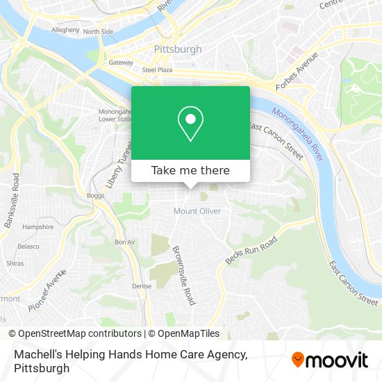 Machell's Helping Hands Home Care Agency map