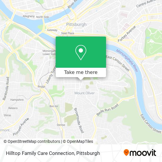 Mapa de Hilltop Family Care Connection