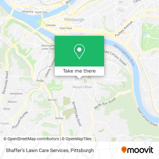 Shaffer's Lawn Care Services map