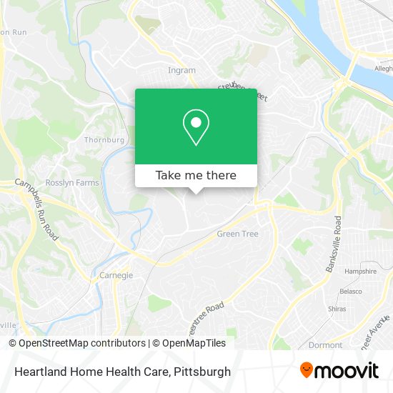 Heartland Home Health Care map