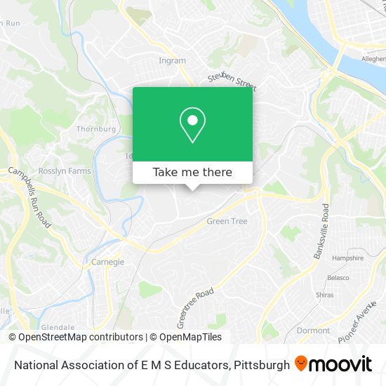 Mapa de National Association of E M S Educators