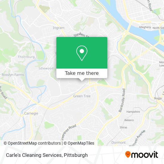 Carle's Cleaning Services map