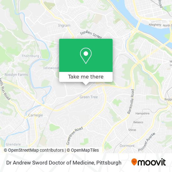 Mapa de Dr Andrew Sword Doctor of Medicine