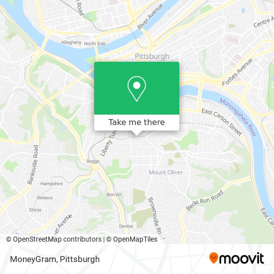 MoneyGram map