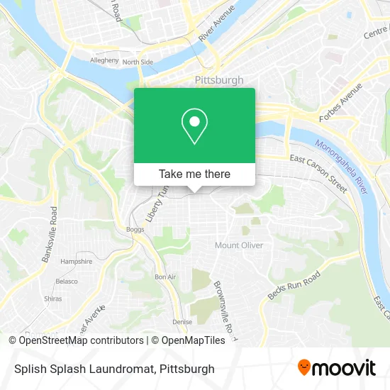 Splish Splash Laundromat map