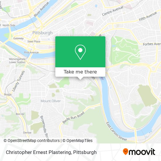 Christopher Ernest Plastering map