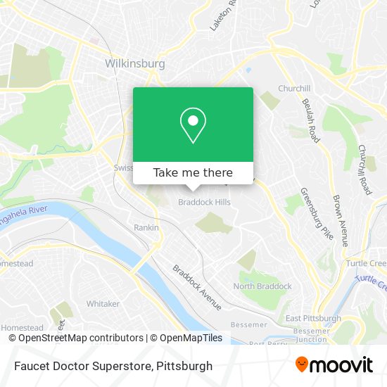 Mapa de Faucet Doctor Superstore