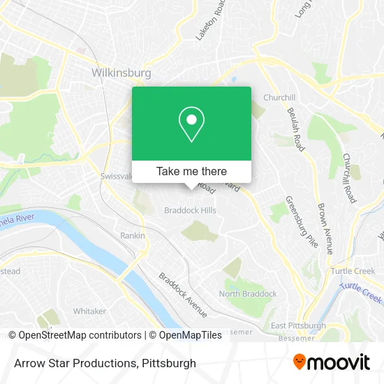 Arrow Star Productions map
