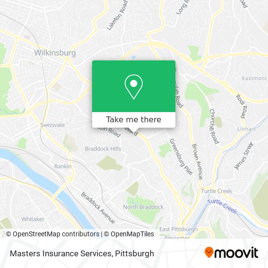Mapa de Masters Insurance Services