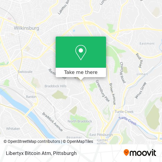 Mapa de Libertyx Bitcoin Atm